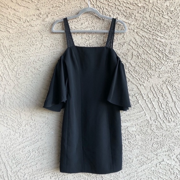 CINQ A SEPT Monroe Cold Shoulder Dress - Picture 5 of 8